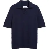 Armedangels - Boucle Knit - Polo size XXL, azul
