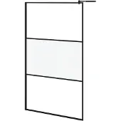 Syfax Mampara de ducha vidrio ESG semiesmerilado 115x195 cm