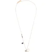 Swarovski Cadena navy / azul claro / oro rosa / transparente