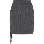 MyMo ROCKS Falda gris oscuro