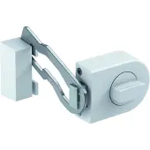 Olympia 7048 Olymp Türzusatzschloss m. Sperrbügel (weiss) RS 50R