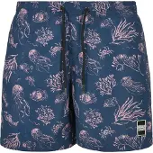 Urban Classics Bermudas marino / rosa