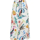 Urban Classics Falda azul / jade / naranja / blanco