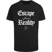 Mister tee Camiseta 'Escape From Reality' negro / blanco