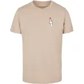 Mister tee Camiseta 'Love Sign' arena / rojo / negro / offwhite