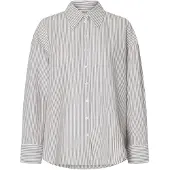 Selected Blusa 'SLFCleo' marrón / blanco