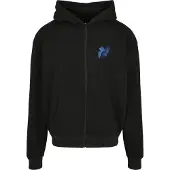 Mister tee Sudadera con cremallera azul / gris / negro