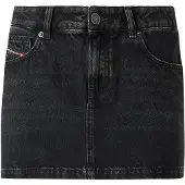 Diesel Falda 'DE-RON' negro denim