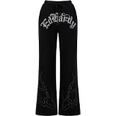 Ed Hardy Pantalón gris claro / negro