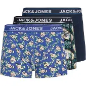 Jack & Jones Calzoncillo boxer azul / amarillo claro / verde oscuro / negro