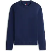 Tommy Hilfiger Jersey 'Tommy Flag Slim' navy