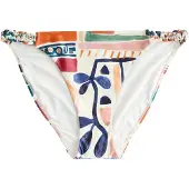 Next Braga de bikini piel / azul oscuro / naranja oscuro / offwhite