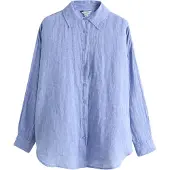 Next Blusa 'Premium' azul moteado