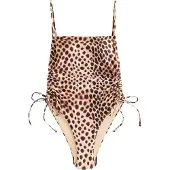 Next Traje de baño ecru / chocolate / negro