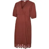 Mamalicious Vestido 'MLAlisa' marrón rojizo