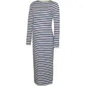 Mamalicious Vestido 'MLWilla' beige / navy