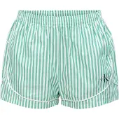 Calvin Klein Underwear Pantalón de pijama verde / blanco