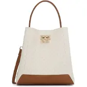 Kazar Bolso de mano beige claro / marrón / offwhite