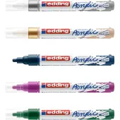 Edding Rotulador Acrylic 5100-5-s-099 5 Unidades