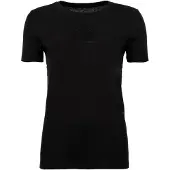 Armani Exchange para mujer. XW001459AF10356UC001 Camiseta Logo Brillante negro (M), Casual, Algodón, Manga corta, ou