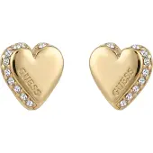 GUESS Pendientes dorado / transparente