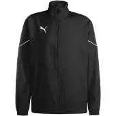 Puma Chaqueta deportiva negro / blanco