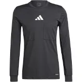 Adidas Camiseta de fútbol negro / blanco