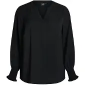 Zizzi Blusa 'Kikka' negro