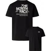 The North Face - Mountain Sketch Regular Short Sleeve - Camiseta de manga corta size XS, negro