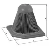 MAHLE ORIGINAL Filtro De Aire Lx1892