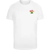 Mister tee Camiseta 'Mojito Magic' verde / verde hierba / rojo / blanco