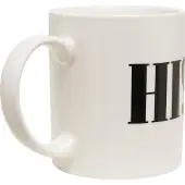 Mister tee Taza 'Hi Bye' negro / blanco