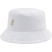 Kangol Sombrero marrón / blanco