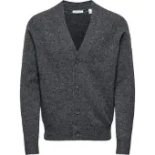 Only & Sons Cárdigan 'Maglieria' gris oscuro