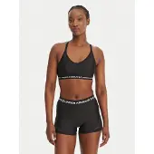 Under Armour Sujetador deportivo negro / blanco