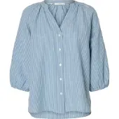 Selected Blusa 'Alberta' azul / marino