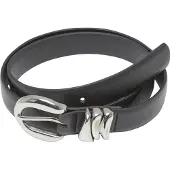 Urban Classics Cinturón negro / plata