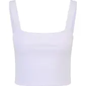 Urban Classics Top negro / blanco