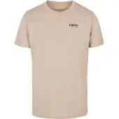 Mister tee Camiseta ' Espresso M Club' arena / marrón / negro