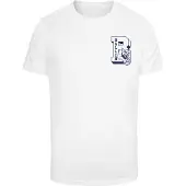 Mister tee Camiseta negro / blanco