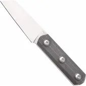 Straight Line Erny ER-T Erny Stonewashed M390, Titanium, cuchillo fijo