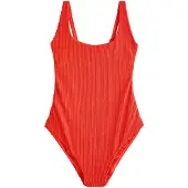 Next Traje de baño rojo anaranjado