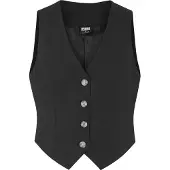 Urban Classics Chaleco para traje negro