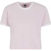 Urban Classics Camiseta rosa claro / blanco