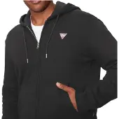 GUESS Sudadera con cremallera negro