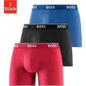 BOSS Calzoncillo boxer 'Power' azul / rojo / negro / blanco