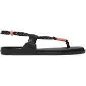 Calvin Klein Sandalias de dedo naranja claro / negro