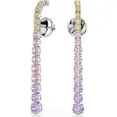 Swarovski Pendientes amarillo / lavanda / rosa / plata
