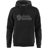 Fjällräven - Logo Hoodie - Sudadera size XL, negro
