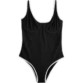 Next Traje de baño negro